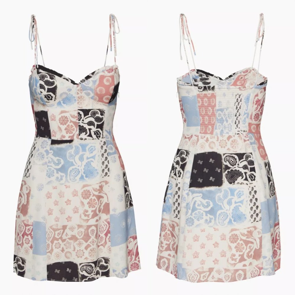 Aritzia - Wilfred Fable Dress in Bandana Print